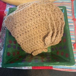 4 pc hand crocheted coasters